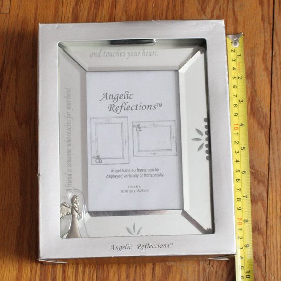 Angelic Reflections Mirrored Glass Picture Frame - Picture 9 of 10